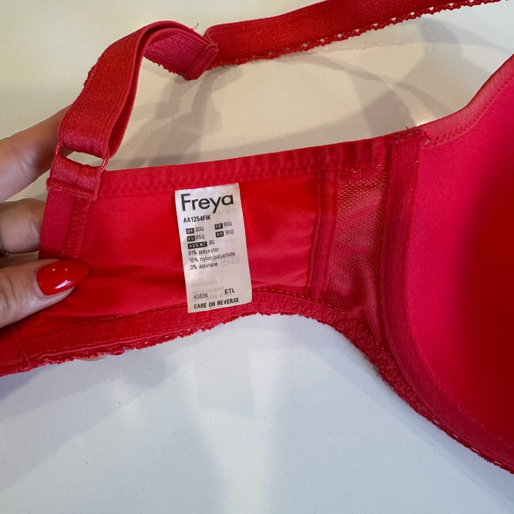 Freya Red Bra - Picture 4 of 5